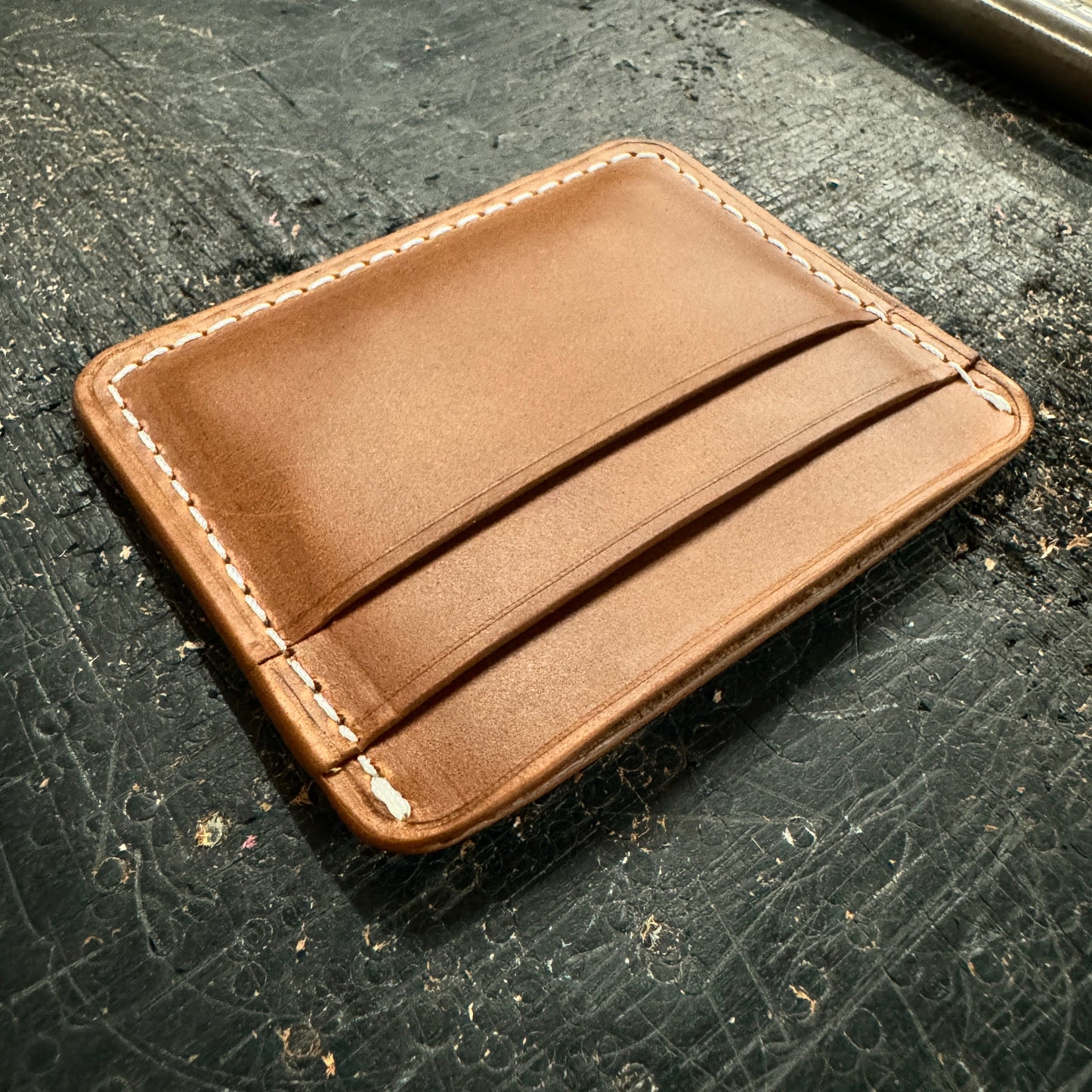 5 Pocket Horizontal Card Wallet - Oxford Xcel Leather - Stonestreet Leather