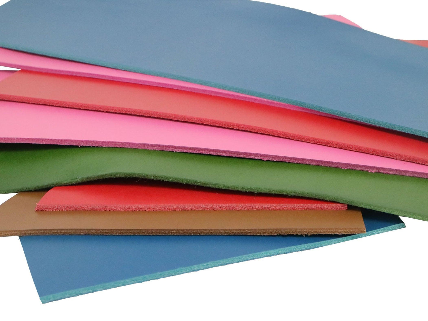 Two Pounds Colorful Veg Tan Leather Scrap - Stonestreet Leather