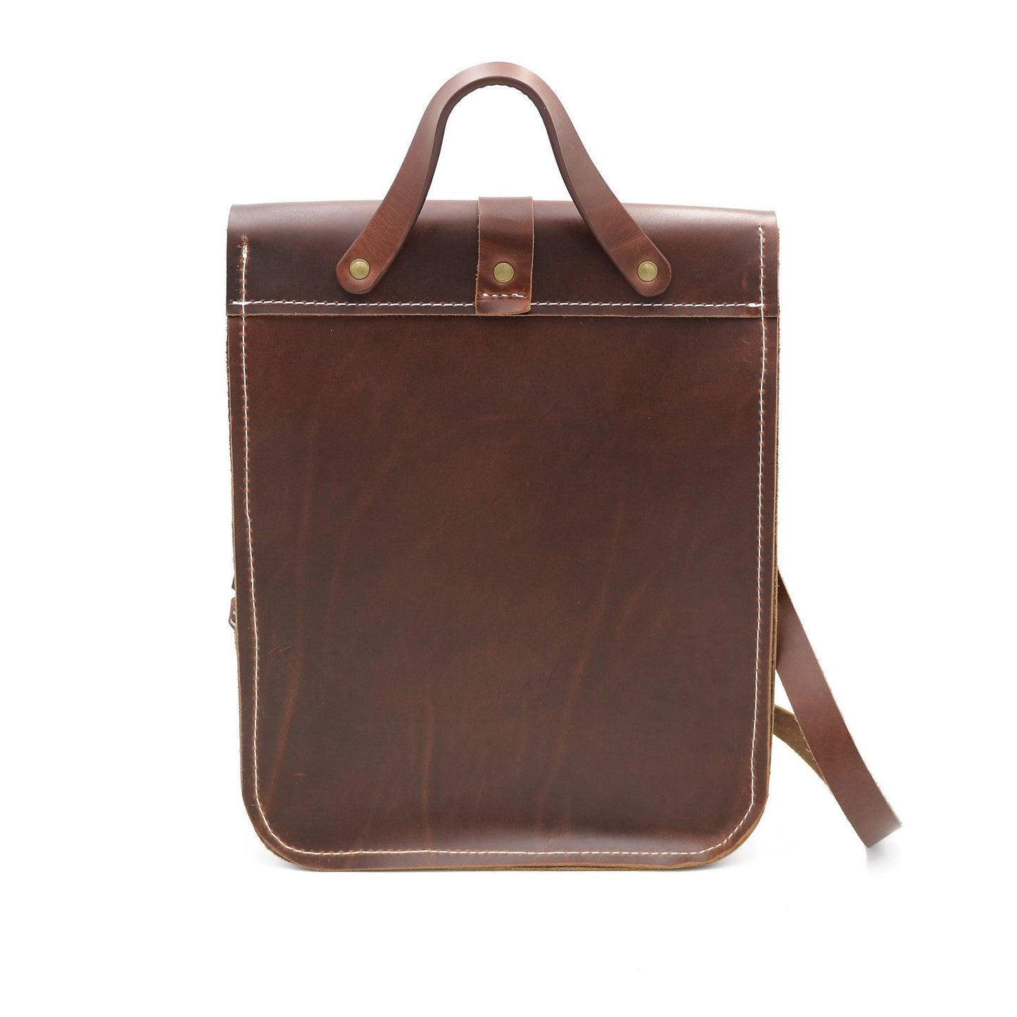 Unisex Messenger Bag - Oxford Xcel Leather - Stonestreet Leather
