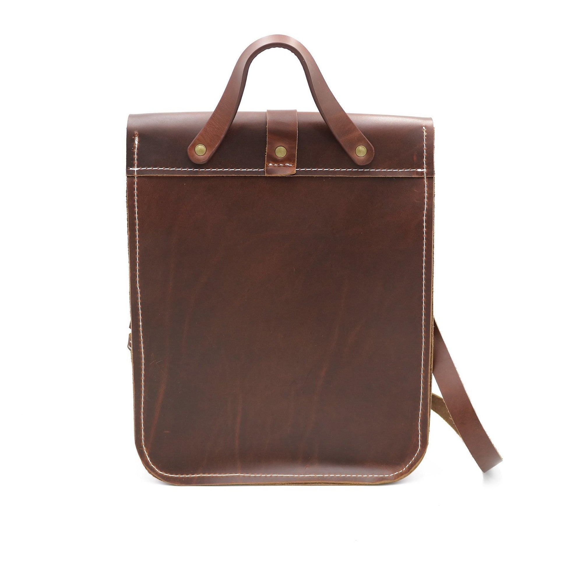 Unisex Messenger Bag - Oxford Xcel Leather - Stonestreet Leather