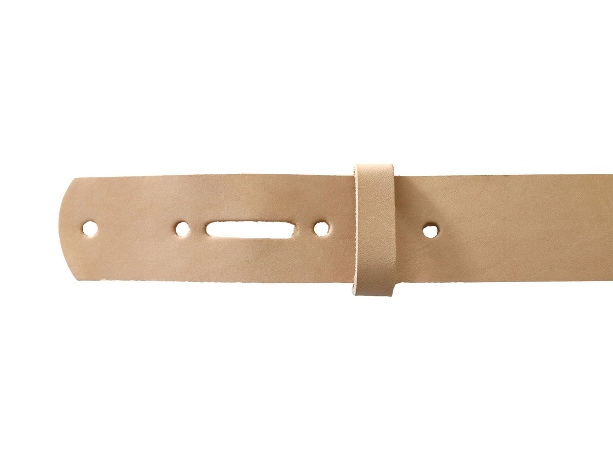 Extra Heavy 10-14 oz Vegetable Tanned Leather Belt Blank w