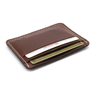 5 Pocket Horizontal Card Wallet - Oxford Xcel Leather - Stonestreet Leather