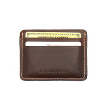 Load image into Gallery viewer, 5 Pocket Horizontal Card Wallet - Oxford Xcel Leather - Stonestreet Leather
