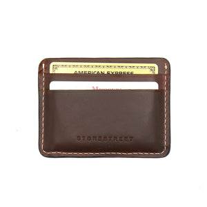 5 Pocket Horizontal Card Wallet - Oxford Xcel Leather - Stonestreet Leather