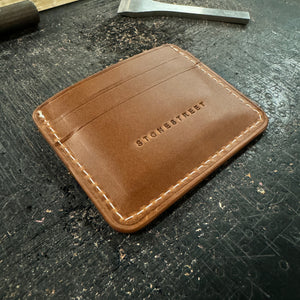 5 Pocket Horizontal Card Wallet - Oxford Xcel Leather - Stonestreet Leather