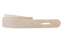Cargar imagen en el visor de la galería, Vegetable Tanned Leather Belt Blank with Matching Keeper, 48&quot;-60&quot; Length, Natural Veg Tan
