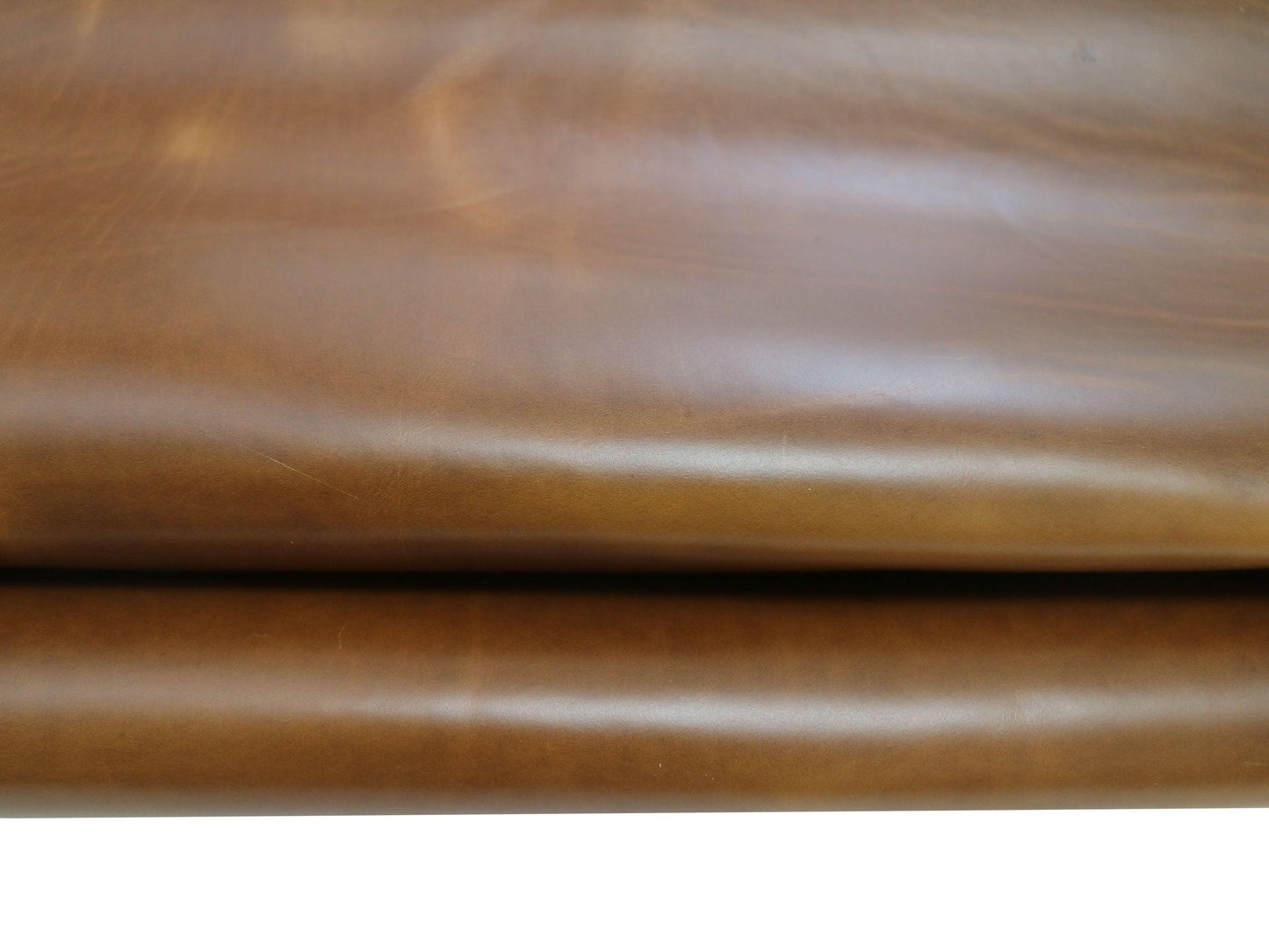 Antique Tan Brown - Oxford Xcel Leather Cowhide Strip, 5/6oz Thick, 60 - 72" length, Chrome Tanned - Stonestreet Leather