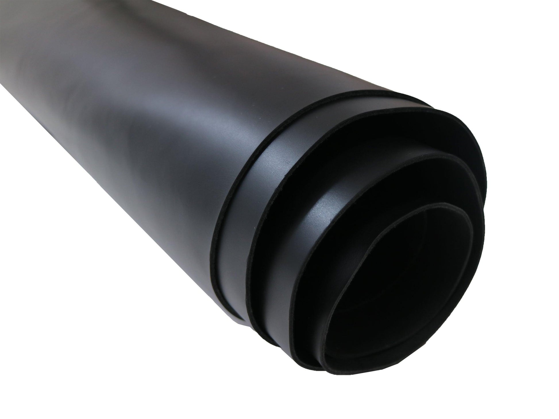 Black Oxford Xcel Leather Cowhide Strip, 5/6oz Thick, 60 - 72" length, Chrome Tanned - Stonestreet Leather