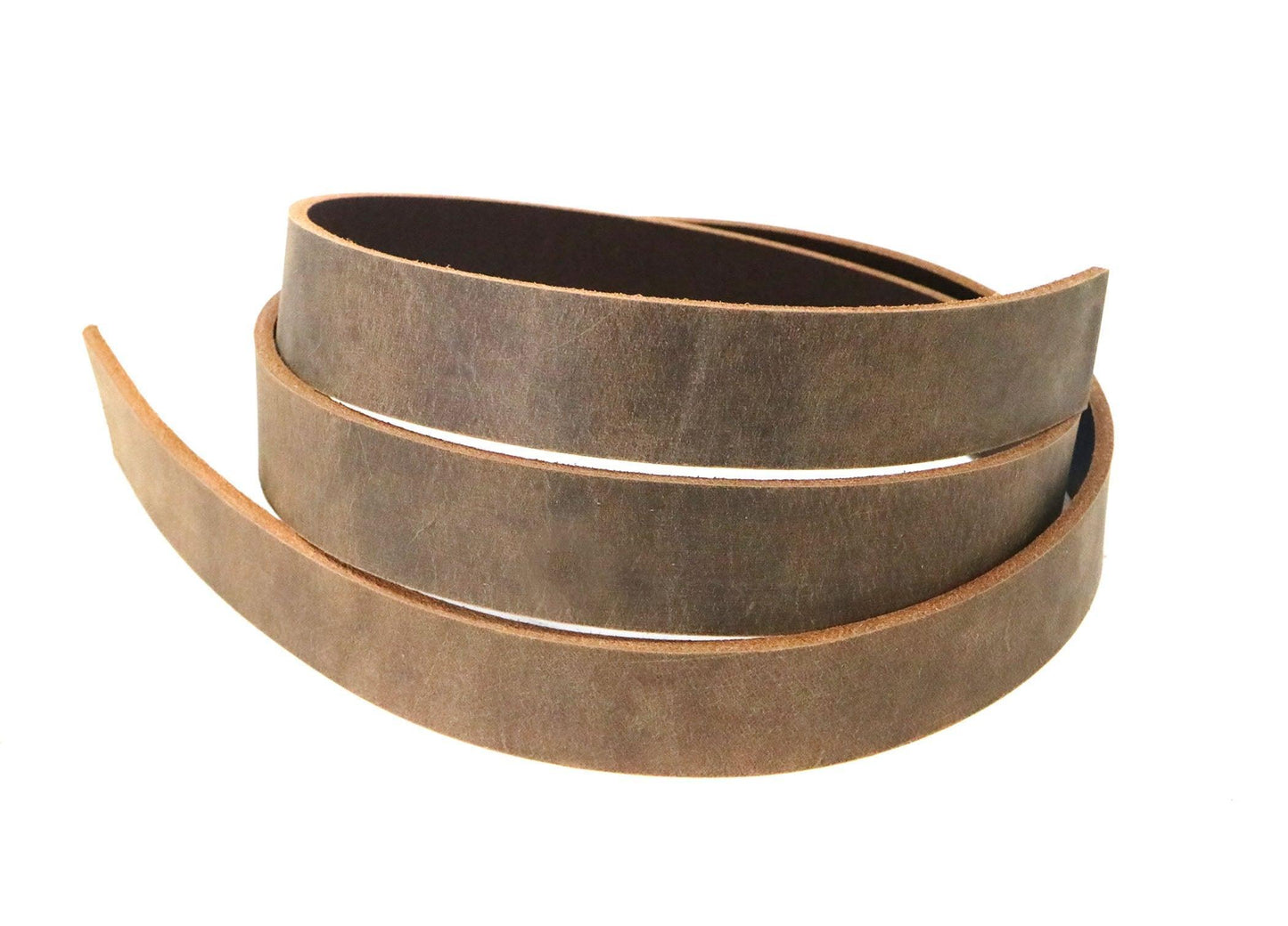 Brown Crazy Horse Style Buffalo Leather Strip, 48” - 60” Length - Stonestreet Leather
