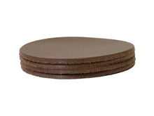 Cargar imagen en el visor de la galería, Caramel Brown Vegetable Tanned Leather Coaster Shapes (Round), 4&quot;x4&quot; - Stonestreet Leather
