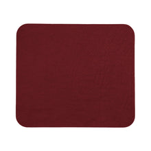 Cargar imagen en el visor de la galería, Contemporary Mouse Pad - Italian Pebble Grain Leather Backed with Dark Grey Microsuede - Stonestreet Leather
