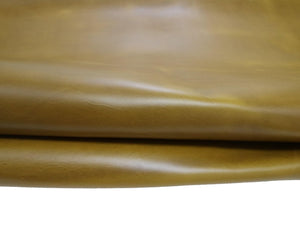 Oxford Xcel Sunflower (Light Brown) Cowhide Leather Strip, 4/5oz, 60" - 65” Length, Chrome Tanned - Stonestreet Leather