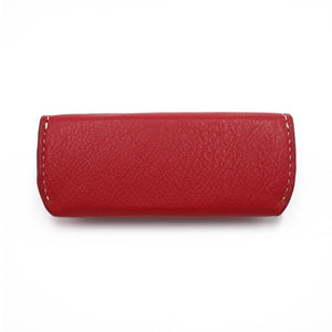 Sunglass Case - Italian Pebble Grain Leather Lined with Cork - Stonestreet Leather