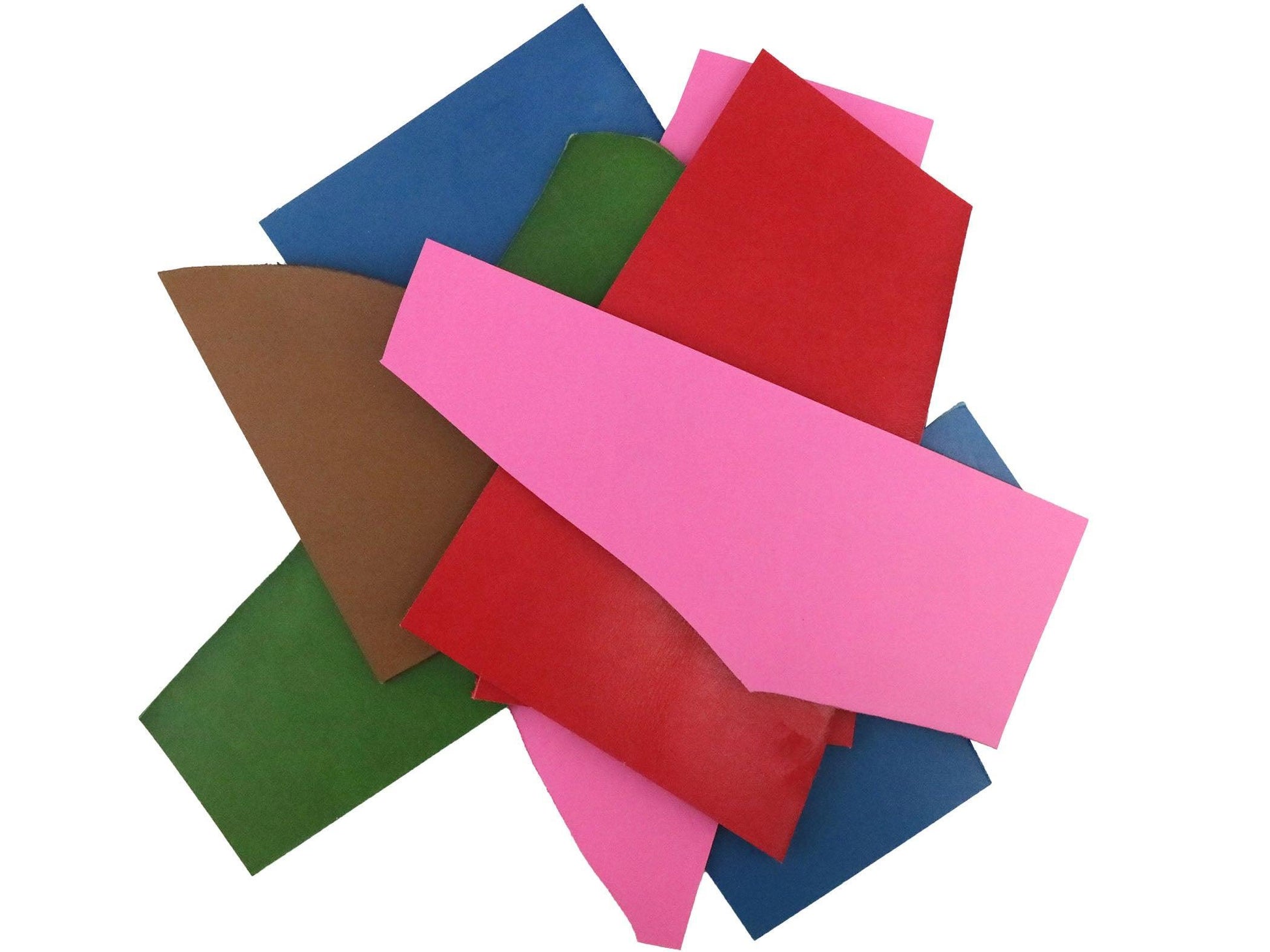 Two Pounds Colorful Veg Tan Leather Scrap - Stonestreet Leather