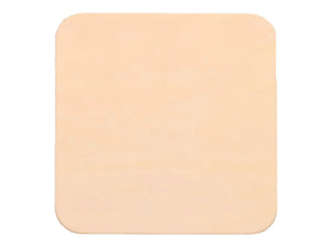 Vegetable Tan Cowhide, Square Leather Shapes, Premium, 4"x4" - Stonestreet Leather