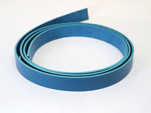 Cargar imagen en el visor de la galería, Blue Veg Tan Leather Strip, 60&quot; in Length, Premium Vegetable Tanned Leather Strap - Stonestreet Leather
