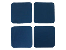 Cargar imagen en el visor de la galería, Blue Vegetable Tanned Leather Coaster Shapes (Square), 4&quot;x4&quot; - Stonestreet Leather
