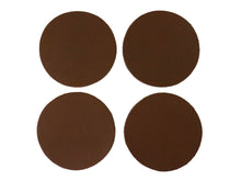 Cargar imagen en el visor de la galería, Caramel Brown Vegetable Tanned Leather Coaster Shapes (Round), 4&quot;x4&quot; - Stonestreet Leather
