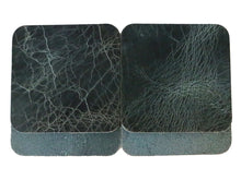 Load image into Gallery viewer, Denim Vintage Glazed Water Buffalo Leather, Square Coaster Shapes, 4&quot;x4&quot; - Stonestreet Leather
