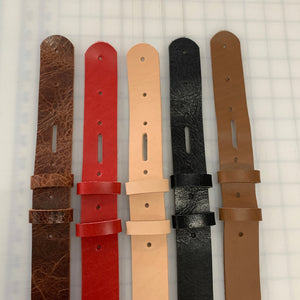Double Keeper Belt Blank Acrylic Template - Stonestreet Leather