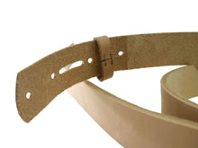 Cargar imagen en el visor de la galería, Extra Heavy 10-14 oz Vegetable Tanned Leather Belt Blank w/ Matching Keeper | 60&quot;-70&quot; Length - Stonestreet Leather
