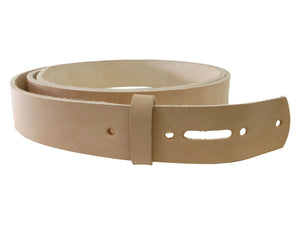 Extra Heavy 10-14 oz Vegetable Tanned Leather Belt Blank w/ Matching Keeper | 60"-70" Length - Stonestreet Leather