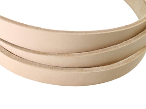 Extra Heavy 10oz-14oz Vegetable Tanned Leather Strips, 50” in Length, Premium Grade Leather - Stonestreet Leather