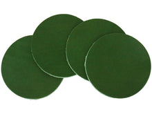 Load image into Gallery viewer, Green Vegetable Tanned Leather Coaster Shapes (Round), 4&quot;x4&quot; - Stonestreet Leather
