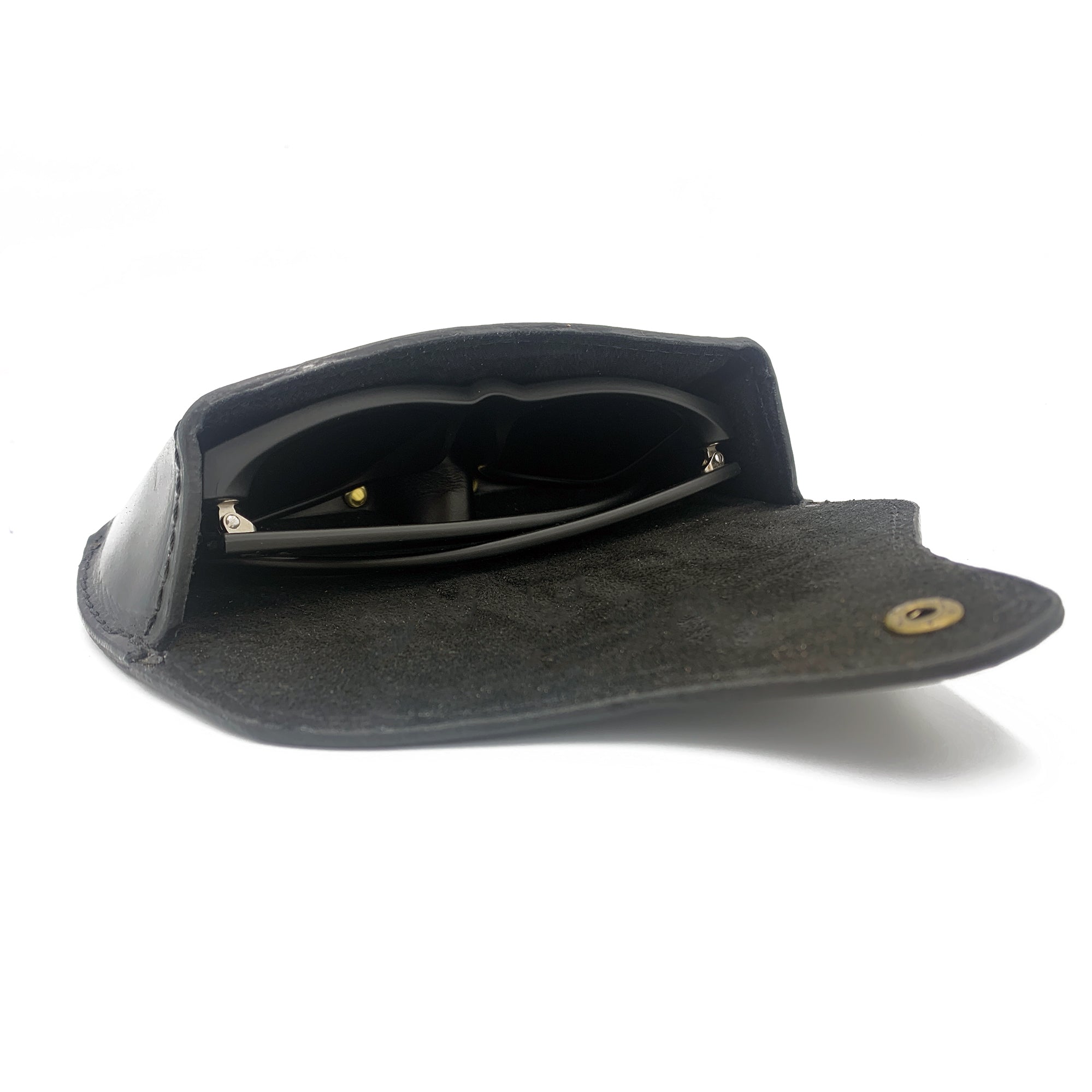 Leather Sunglass Case - Oxford Xcel Leather Lined with Microsuede and Nosebridge - Stonestreet Leather