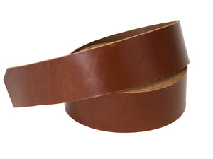 Oxford Xcel Antique Tan Brown Leather Cowhide Strip, 4/5oz Thick, 60"-65” length, Chrome Tanned - Stonestreet Leather