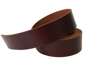 Oxford Xcel Copper Brown Cowhide Leather Strip, 4/5oz Thick, 60"-65” Length, Chrome Tanned - Stonestreet Leather