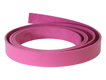 Cargar imagen en el visor de la galería, Pink Veg Tan Leather Strip, 60&quot; in Length, Premium Vegetable Tanned Leather Strap - Stonestreet Leather
