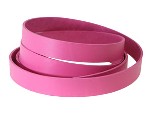 Pink Vegetable Tanned Leather Strip, 72” in Length, Premium Grade Leather - Stonestreet Leather