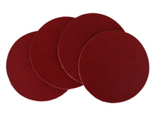 Cargar imagen en el visor de la galería, Red Vegetable Tanned Leather Coaster Shapes (Round), 4&quot;x4&quot; - Stonestreet Leather
