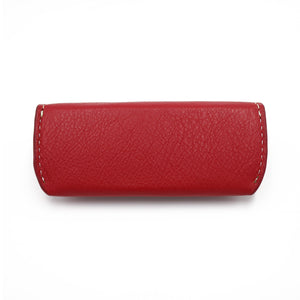 Sunglass Case - Italian Pebble Grain Leather Lined with Cork - Stonestreet Leather