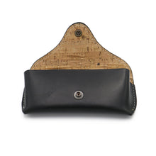Cargar imagen en el visor de la galería, Sunglass Case - Oxford Xcel Leather Lined with Cork - Stonestreet Leather
