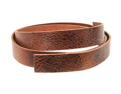 Leather Strap - Full Grain Buffalo Leather Strips for Crafts – Brown  Leather Straps Ideal for Arts and Crafts, Tooling, Jewelry, DIY Home Decor,  