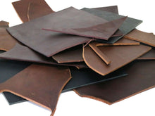 Load image into Gallery viewer, Two Pounds of West Tan Buffalo Leather Scrap - Stonestreet Leather
