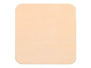 Vegetable Tan Cowhide, Square Leather Shapes, Premium, 4"x4" - Stonestreet Leather