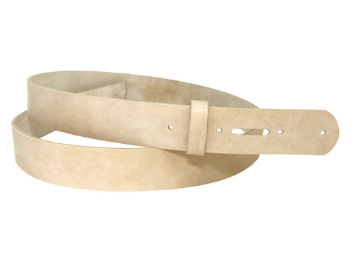 Vegetable Tanned Leather Belt Blank with Matching Keeper , 48