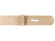 Cargar imagen en el visor de la galería, Vegetable Tanned Leather Belt Blank with Matching Keeper , 48&quot;-60&quot; Length - Stonestreet Leather
