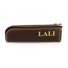 Load image into Gallery viewer, Zippered Pen and Pencil Case - Oxford Xcel Leather - Stonestreet Leather
